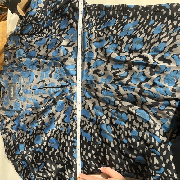 ZADIG & VOLTAIRE ~ Raita Leo Print Shirt Dress with Single Button Pop Over Style - Picture 10 of 12